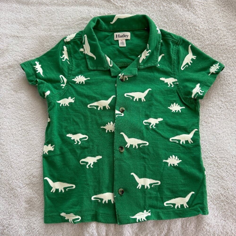 Hatley Boys Dinosaur Polo Sz. 4T